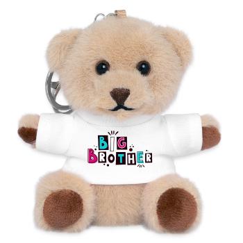 Big Brother - Matching Outfit für Geschwister - Teddy Schlüsselanhänger - Weiß - Vorne