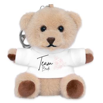 Team Braut - Teddy Schlüsselanhänger - Weiß - Vorne