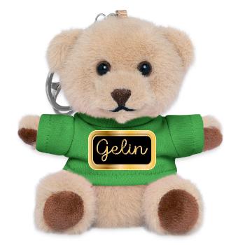 TÜRKIYE TURKEY WEDDING TURKISH BRIDE GELIN - Teddy Keyring - green - Front