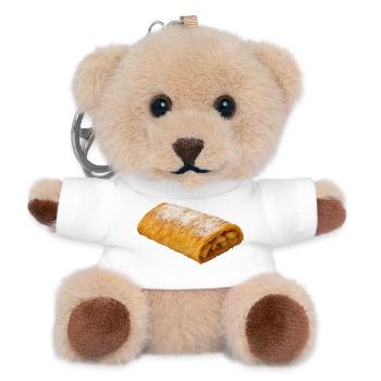 apple strudel - Teddy Keyring - white - Front