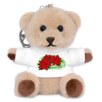 Christstern - Teddy Schlüsselanhänger - Weiß - Vorne