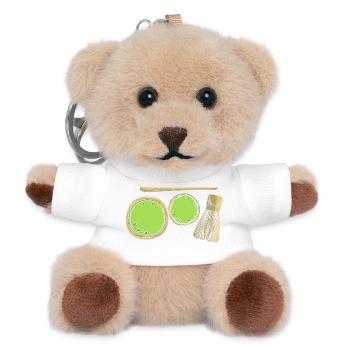 Matcha Tee - Teddy Schlüsselanhänger - Weiß - Vorne