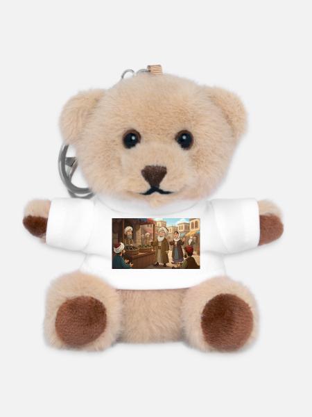 Nasreddin Hodja at the bazaar: Everyday wisdom - Teddy Keyring - white