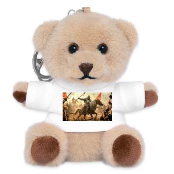 Der Eid von Sir Lancelot, Ritter der Tafelrunde - Teddy Schlüsselanhänger - Weiß - Vorne