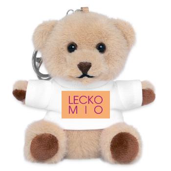 Lecko Mio  - Teddy Schlüsselanhänger - Weiß - Vorne