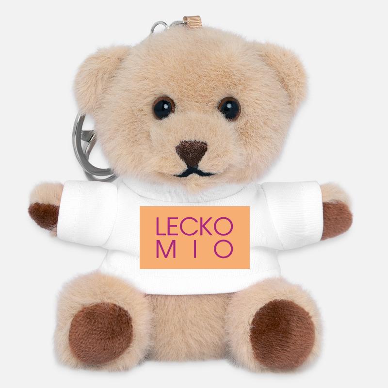 Lecko Mio  - Teddy Schlüsselanhänger - Weiß