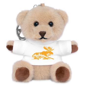 Elk - Teddy Keyring - white - Front