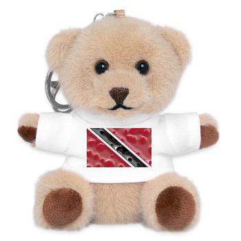 Country Tobago - Teddy Keyring - white - Front