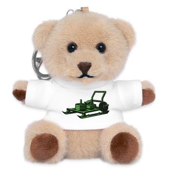 Weight Sled Prowler Vector - Teddy Keyring - white - Front
