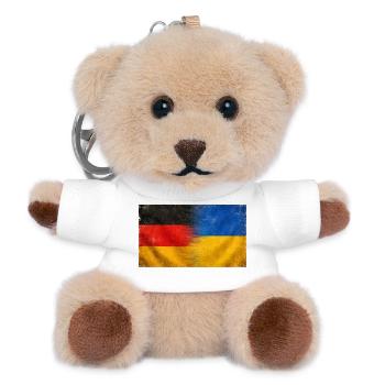 Fierté nationale Allemagne Origine en Ukraine - Porte-clés ourson - blanc - Devant