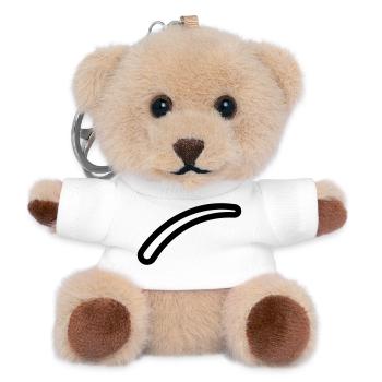 Bumerang - Teddy Schlüsselanhänger - Weiß - Vorne