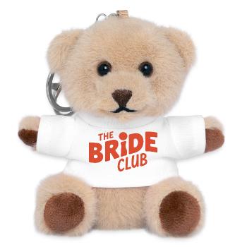 The Brides' Club Hochzeits-Junggesellinnenabschiedsmädchen - Teddy Schlüsselanhänger - Weiß - Vorne