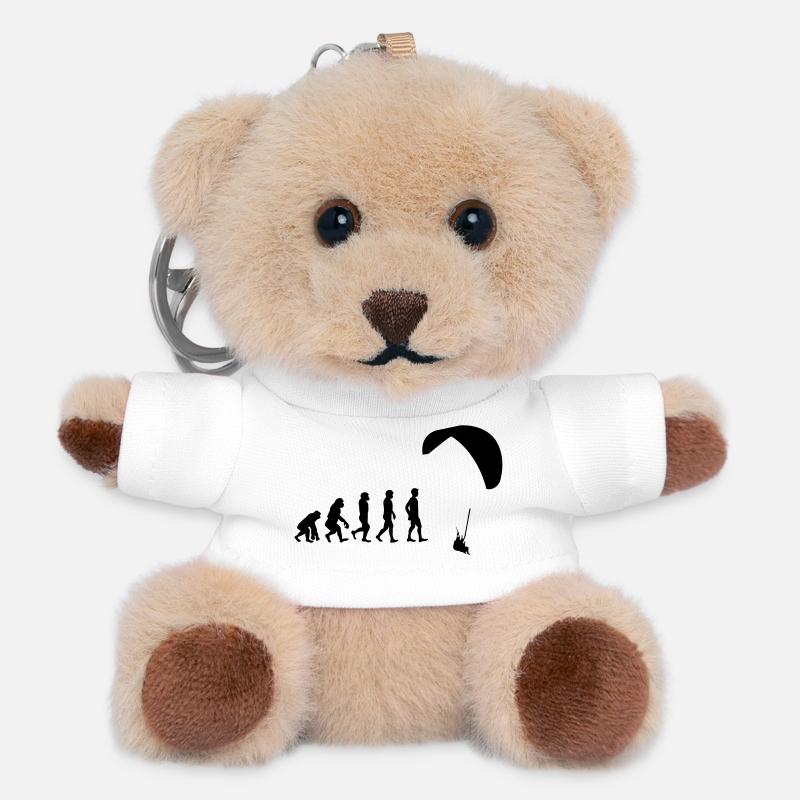 Evolution glider - Teddy Keyring - white