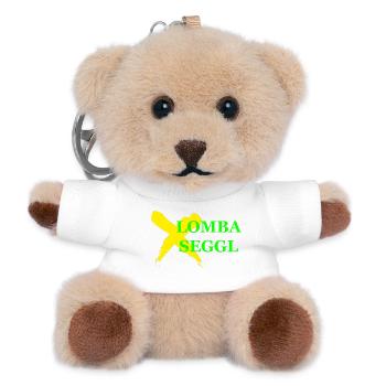 Schwäbische TShirts mit lustigem Schwaben Spruch. - Teddy Schlüsselanhänger - Weiß - Vorne