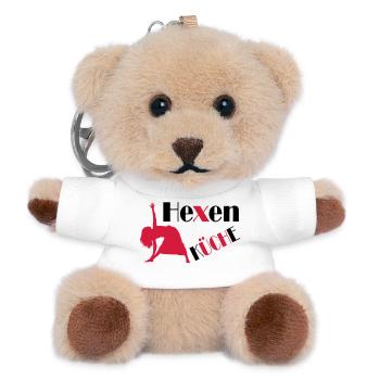 cooking - Teddy Keyring - white - Front