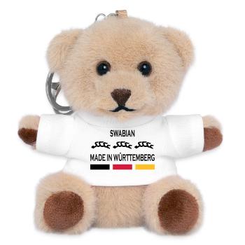 Made in Württemberg - Teddy Keyring - white - Front