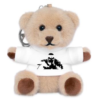 welder - Teddy Keyring - white - Front