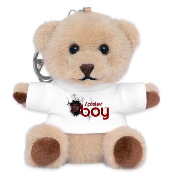 Arachnid Hero: Crimson Web Emblem - Teddy Keyring - white - Front