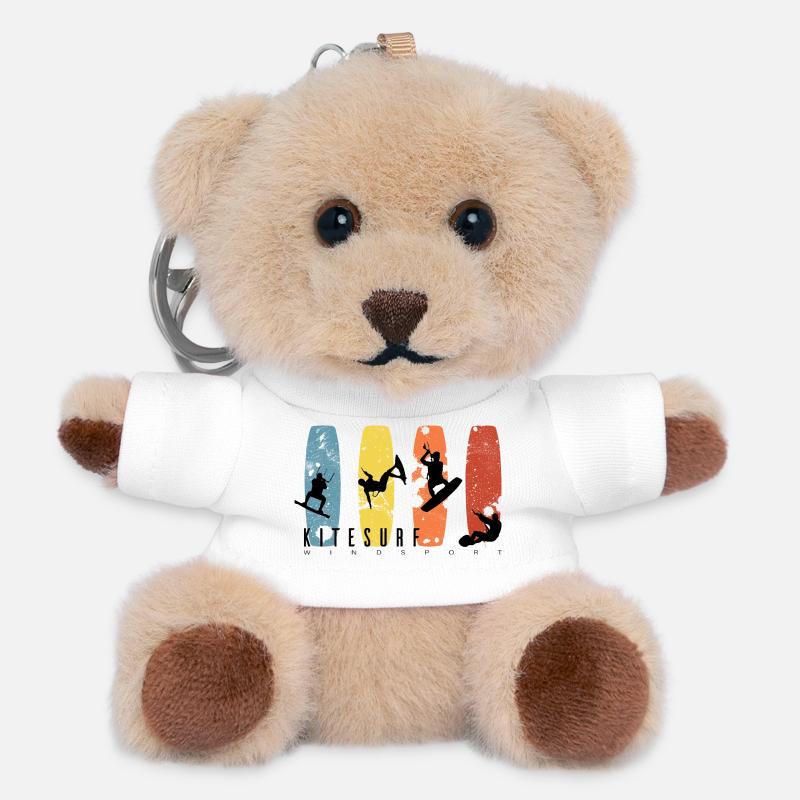 KITESURF - Teddy Keyring - white