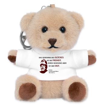 Perikles D - Teddy Schlüsselanhänger - Weiß - Vorne
