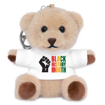 Black History Month - Teddy Schlüsselanhänger - Weiß - Vorne