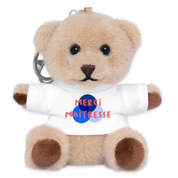 MISTRESS. THANK YOU. THANK YOU MISTRESS - Teddy Keyring - white - Front