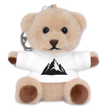 Gebirge - Teddy Schlüsselanhänger - Weiß - Vorne