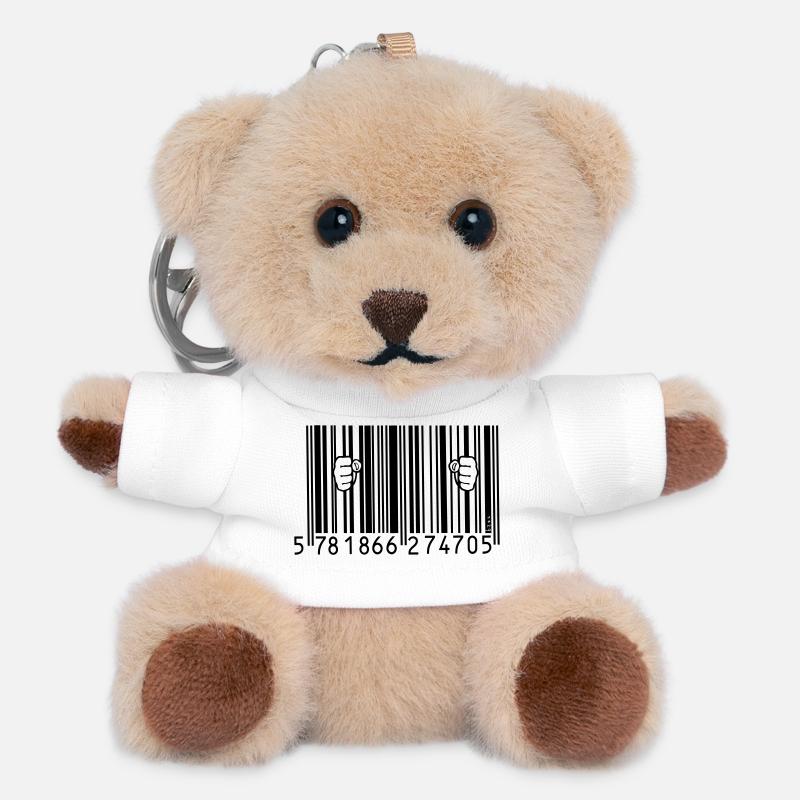 CONSOCIDE - Teddy Keyring - white