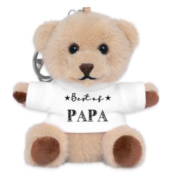 DAD. FATHER'S DAY. HAPPY FATHER'S DAY. HAPPY BIRTHDAY. - Teddy Keyring - white - Front