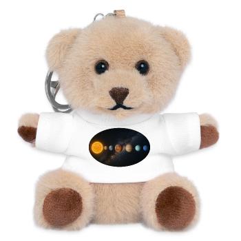 Sun - Solar System - Planets - Teddy Keyring - white - Front