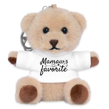 Grandma's Favorite Grandchild Favorite Gift - Teddy Keyring - white - Front