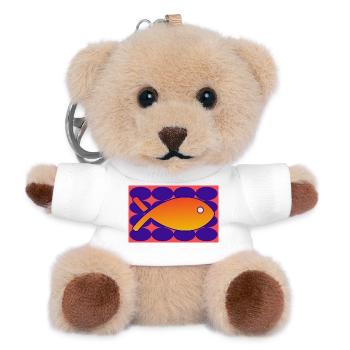 FISH. SARDINE. APRIL FOOL. SEA. OCEAN - Teddy Keyring - white - Front
