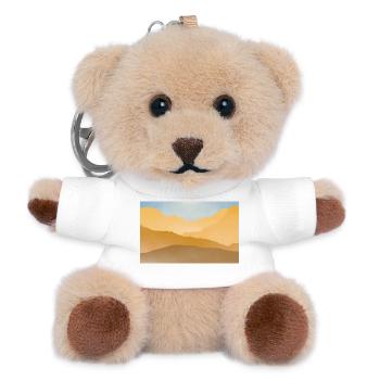 Golden peaks at sunrise - Teddy Keyring - white - Front