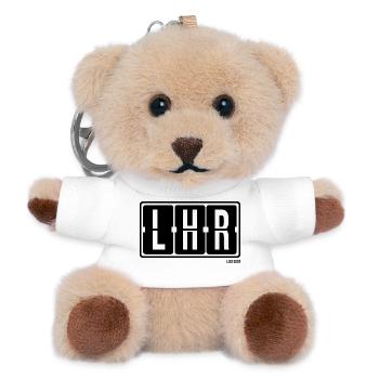 London LDH, City Souvenir Hoodie, T-Shirt, Tasche - Teddy Schlüsselanhänger - Weiß - Vorne