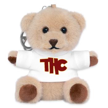 THC - Teddy Keyring - white - Front