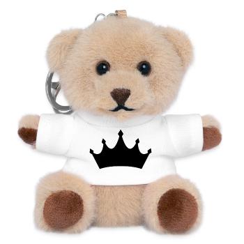 Krone - Teddy Schlüsselanhänger - Weiß - Vorne