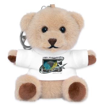 High Frequency Berlin 26 Retro Tech - Teddy Keyring - white - Front