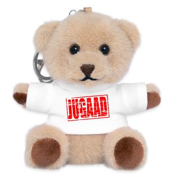 Jugaad. जुगाड़  - Teddy Keyring - white - Front