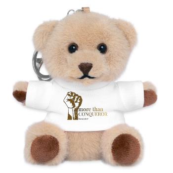 Mehr als nur Eroberer - Teddy Schlüsselanhänger - Weiß - Vorne