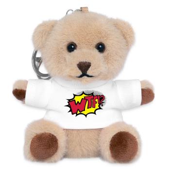 WTF - Teddy Schlüsselanhänger - Weiß - Vorne
