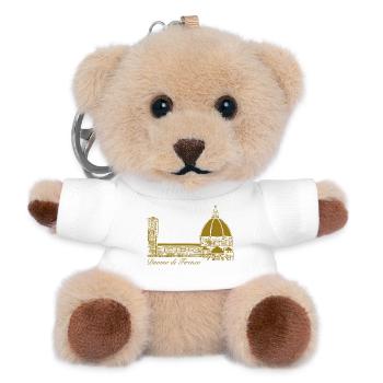 Florence Cathedral, hand-drawn - Teddy Keyring - white - Front