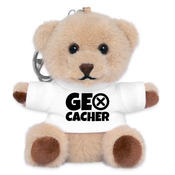 geocacher gps natur - Teddy Schlüsselanhänger - Weiß - Vorne