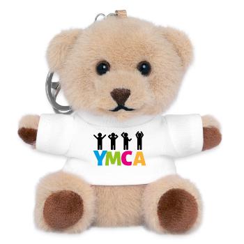 YMCA - Teddy Keyring - white - Front