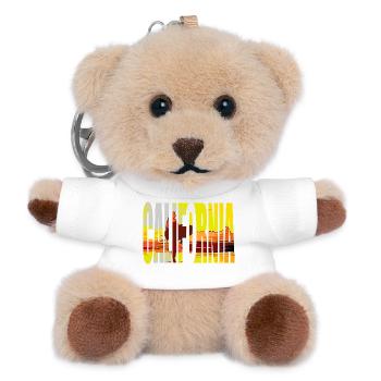 KALIFORNIEN - Teddy Schlüsselanhänger - Weiß - Vorne