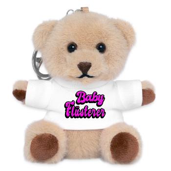 Baby Whisperer - Teddy Keyring - white - Front
