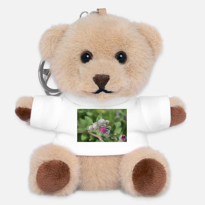 Klette - Teddy Schlüsselanhänger - Weiß