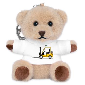 Stapler Schweden Flagge - Teddy Schlüsselanhänger - Weiß - Vorne