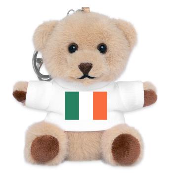Zeigen Sie Farbe – Irland - Teddy Schlüsselanhänger - Weiß - Vorne