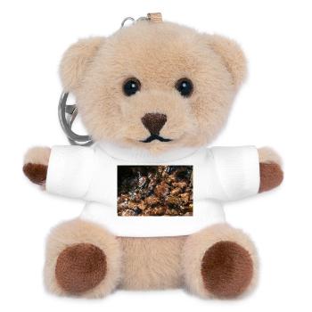 Schwarzwälder Waldbach - Teddy Schlüsselanhänger - Weiß - Vorne