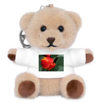 Fiery tulip freshness - Teddy Keyring - white - Front